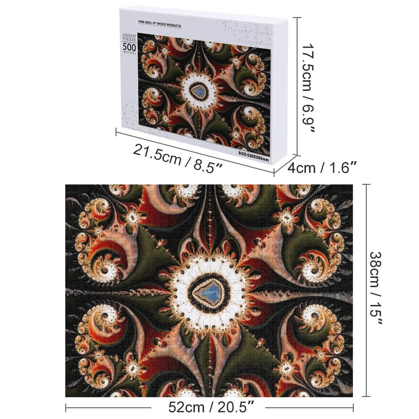 Mini 3-puzzel Iq gepersonaliseerde puzzel