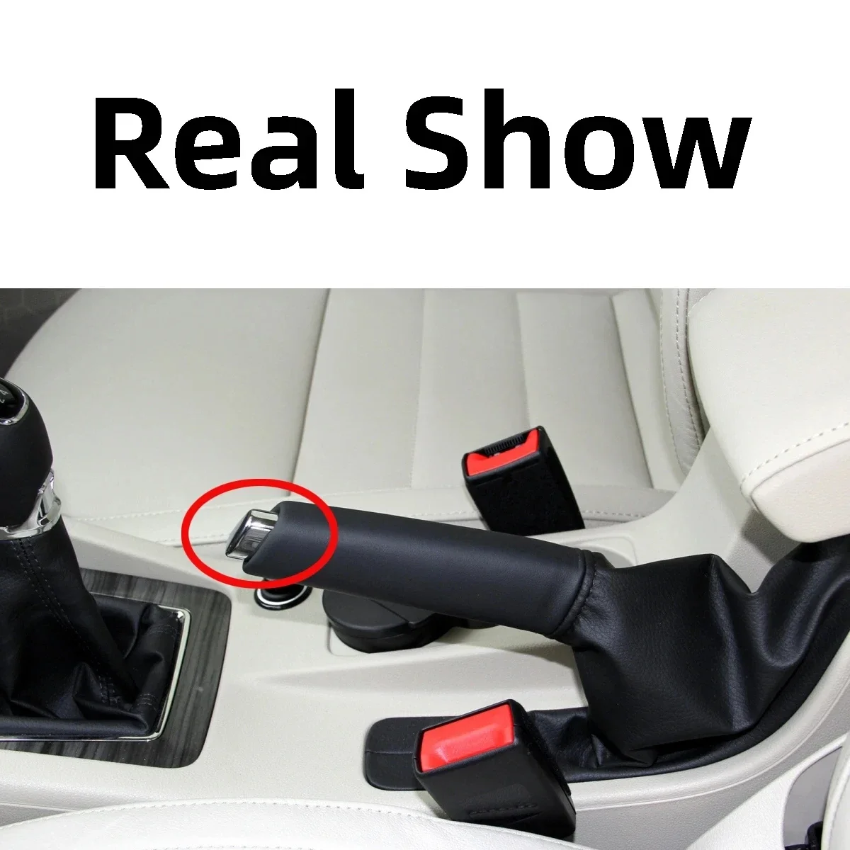New Chrome Handbrake Lever Release Push Button Knob Cap For Skoda Octavia 3 A7 5E RS Combi Seat Leon 5F Mk3 2013-2020 5F0711333A