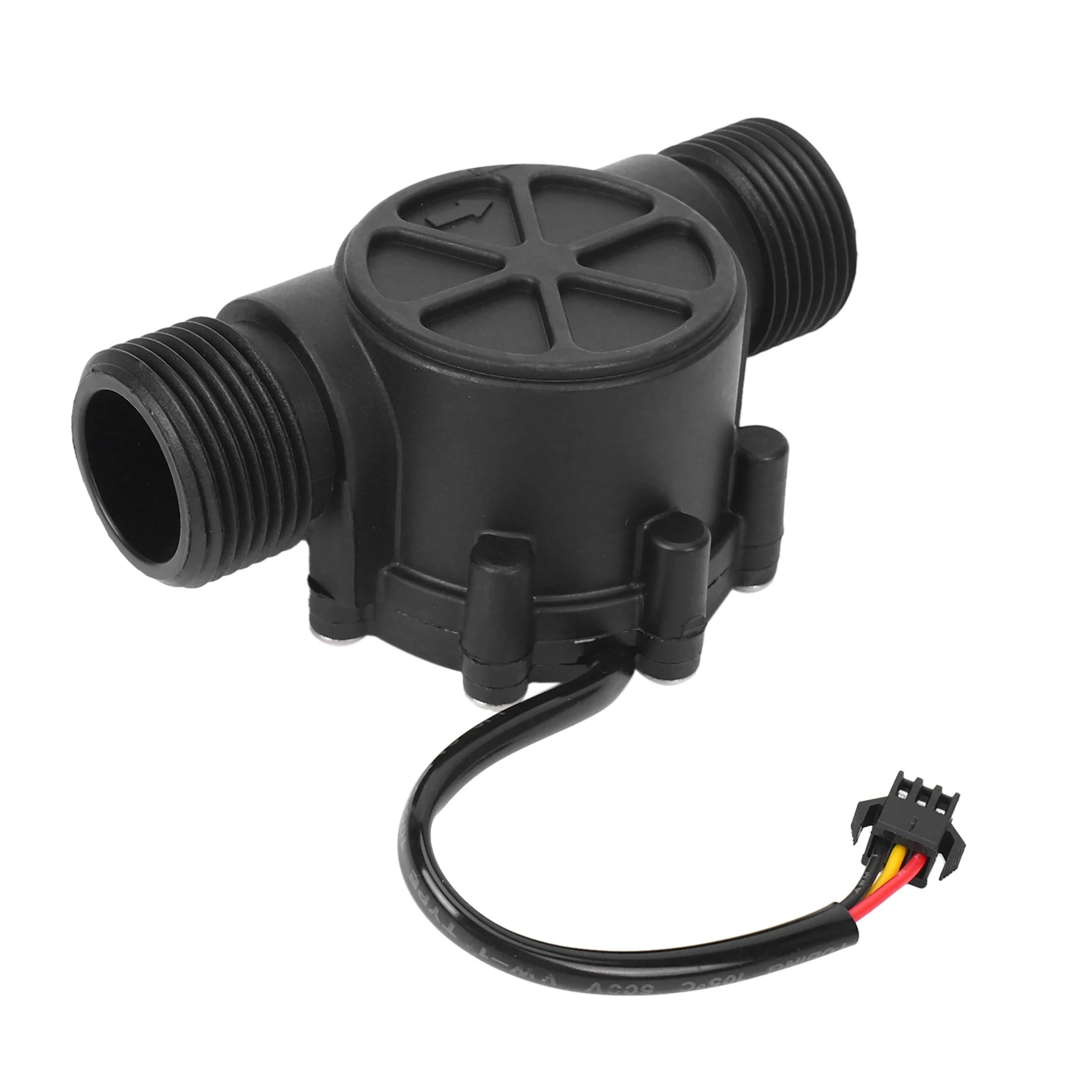 3Pcs Water Flow Sensor DN25 DC3.5-24V 1 Inch 2-100L/Min Hall Flowmeter Heat Pump Water Heater Flow Meter Switch Counter