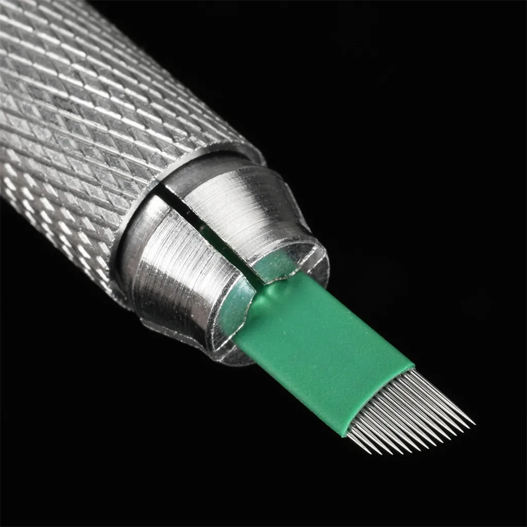 100 игл для микроблейдинга бровей, инструменты для макияжа