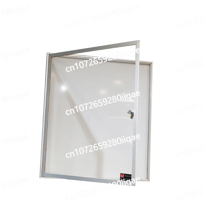 ZGS-C 70 * 100cm Outdoor Poster Key Lock Display Cabinet Announcement Board Wall Mounted Cabinet