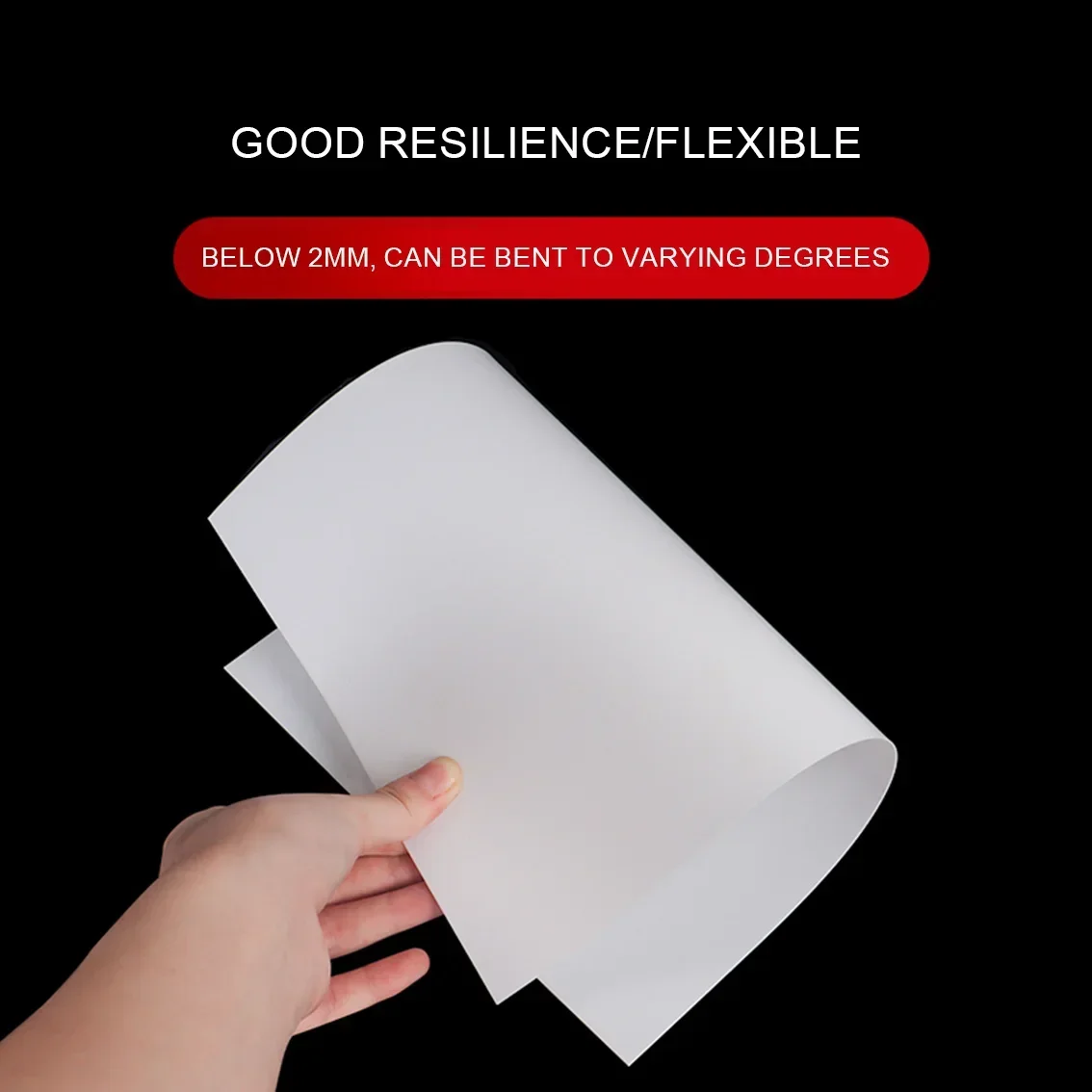 ABS Board Black White Thickness 0.5/1/2/3/4/5mm Plastic Sheet DIY Model Making Sand Table Construction Model Craft Accessories