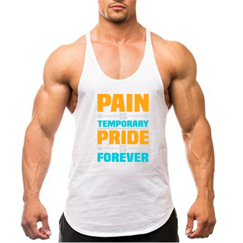 

Mens Tank Tops Shirt Gym Tank Top Undershirt Clothing Vest Sleeveless Cotton Man Bodybuilding Fitness Workout Man Sportswear