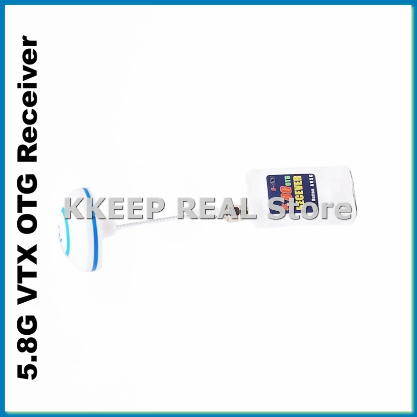VTX OTG Receiver 5.8G 150CH Channel FPV Video Receiver for Long Range RC Airplane FPV Drone-A12I