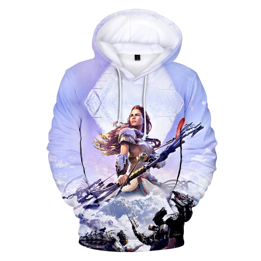 Horizon Zero Dawn Hoodie 3D Unisex Sweatshirts Long Sleeve Women Men\'s Hoodies 2020 Cosplay Games Harajuku Clothes Plus Size