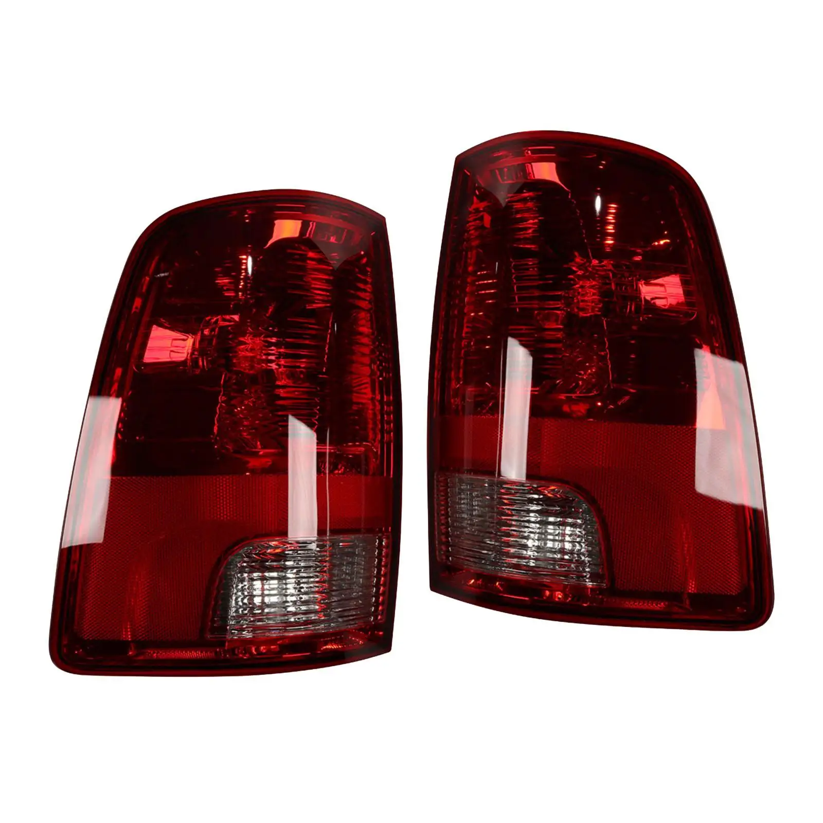 

2Pcs Rear Brake Tail Light 55277415AF Red with Bulb for Dodge RAM 09-18