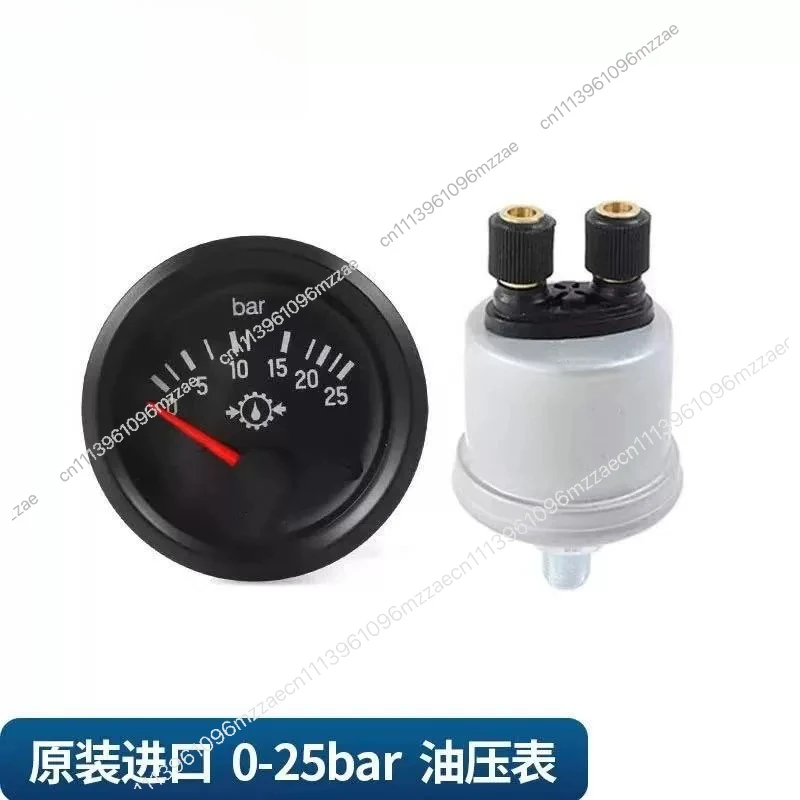 Torque Converter Oil Pressure Gauge Oil Pressure Gauge 0-25bar Diesel Generator Oil Pressure Sensor