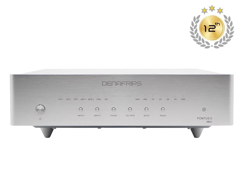 Denafrips PONTUS II 12th-1 R2R DAC FIFO Pure Balanced 32 steps FIR Filter 24BIT R2R DSD1024 PCM1536KHz USB HDMI IIS I2S Input