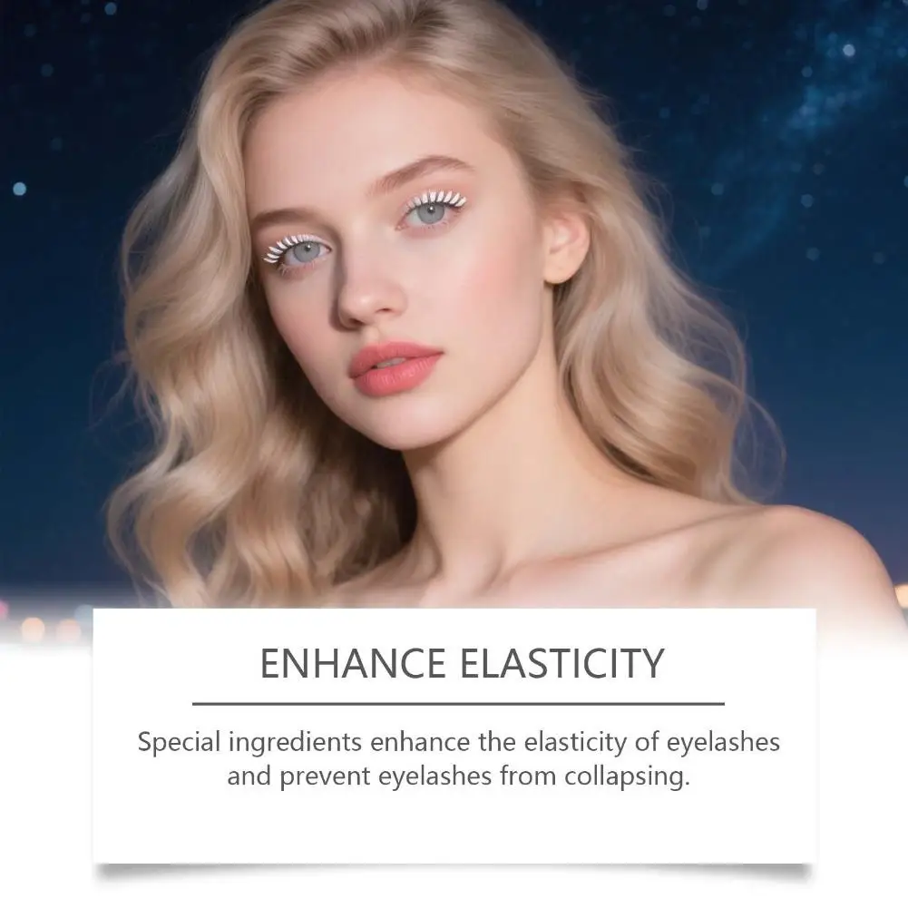 White Mascara-Thick, Lengthened, Curling Waterproof Mascara, Suitable for All Skin Types-Anti-Smudge