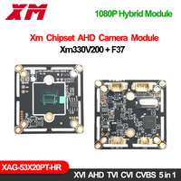Xm 2.0M Ahd Xm330V200 F37 1920*1080 Cam Module 1080P Fhd Resolution Xvi Ahd Tvi Cvi Cvbs 5 in 1 Dvr Night Vision Cctv Camera