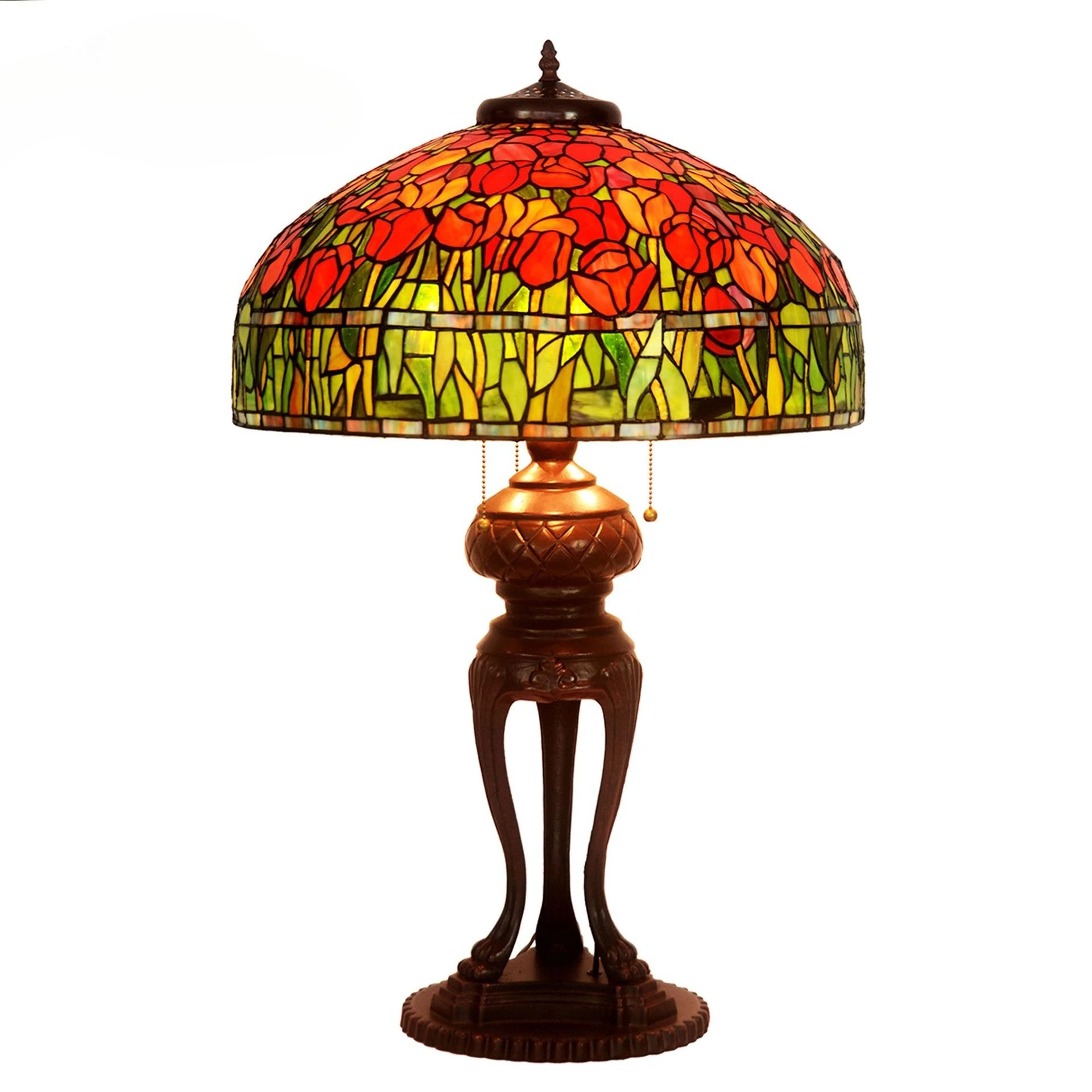 

Lighting, study, bedroom, bedside, tulip, colored, glass, household, ornament