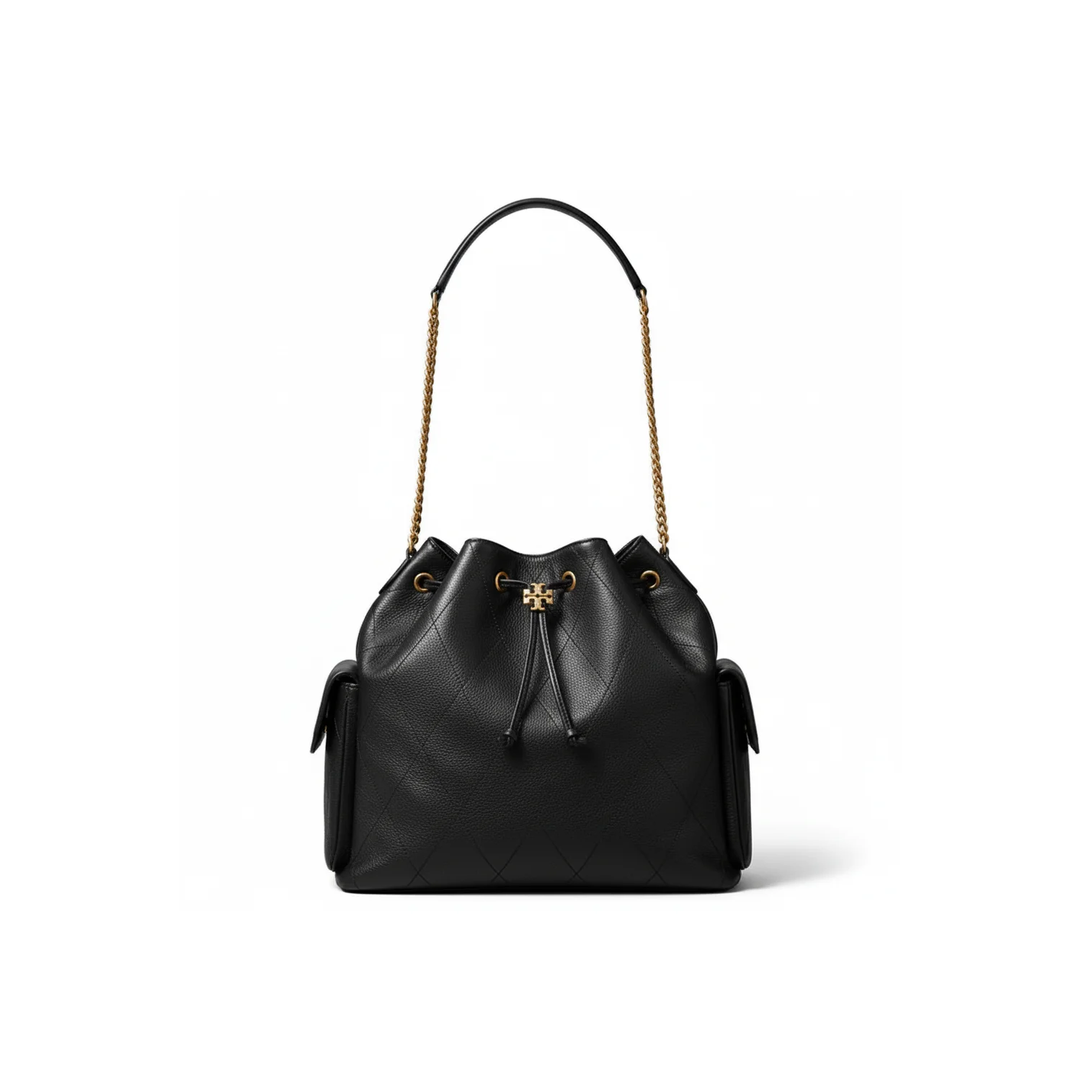 TORY BURCH Cow Leather Shoulder Bag Large Women's Black 185830-001