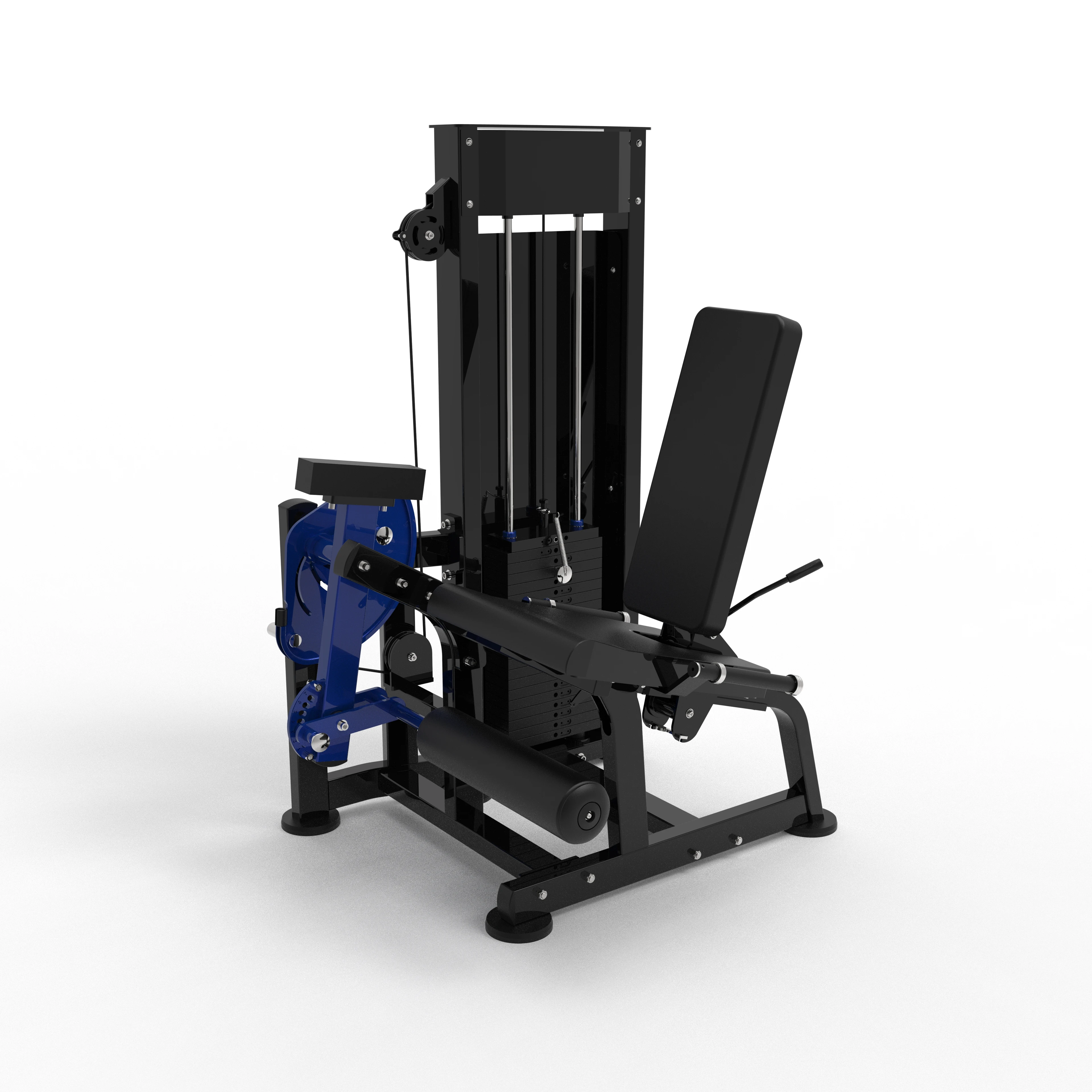 YTYIN Newly Released Commercial Gym Steel Adjustable Seated Leg Extension Machine Pin Loaded Quadriceps Trainer For Bodybuilding