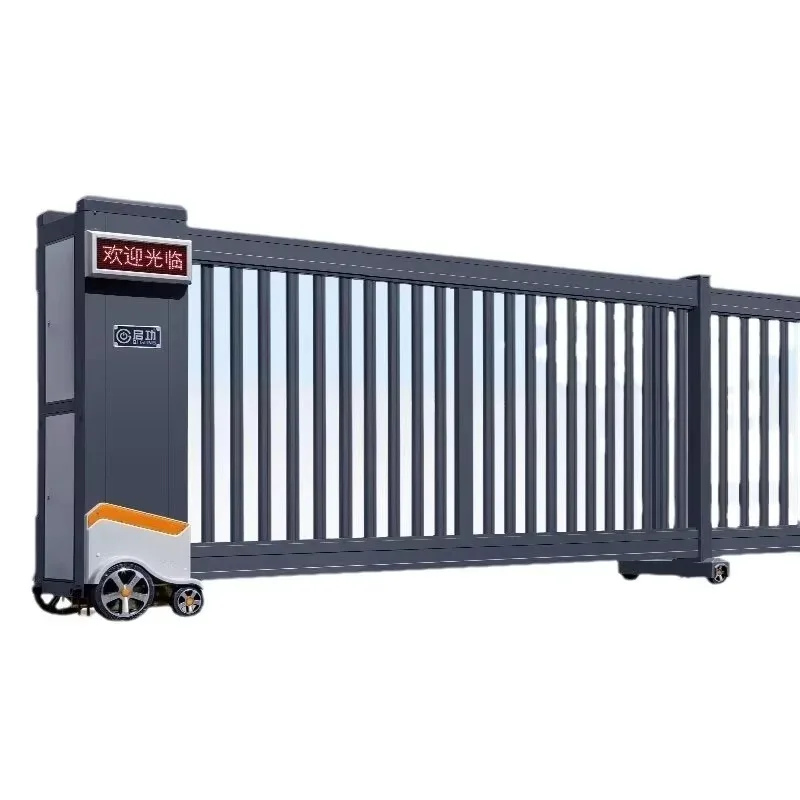 

Qigong intelligent telescopic door sliding unit electric trackless linear segmented door