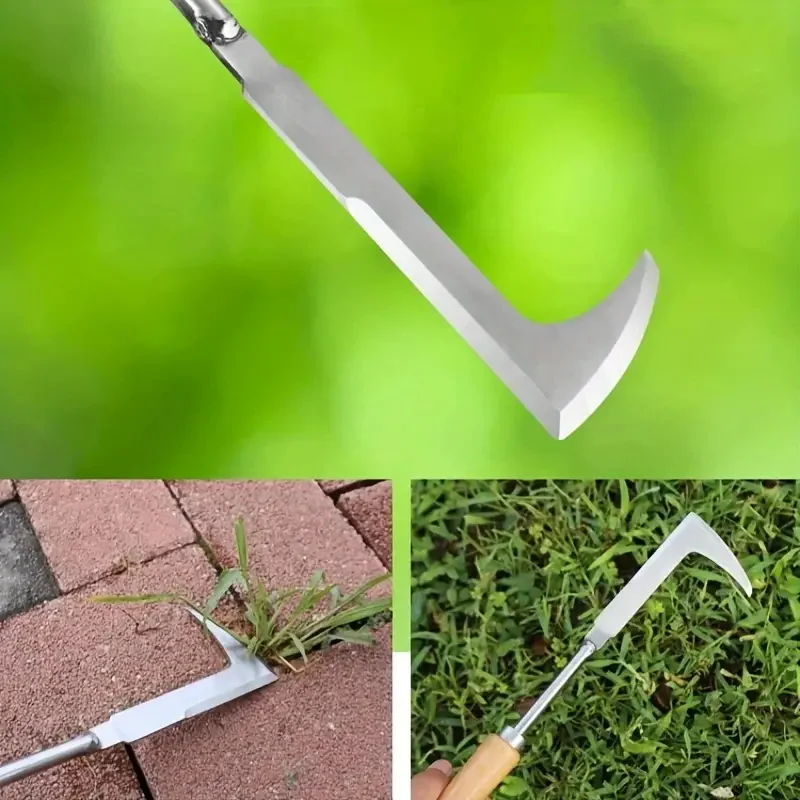 Manual Lawn Mower Sickle Crack Weeding Tool Road Garden Hand Shovel - Handheld Weeding Machine for Garden Care