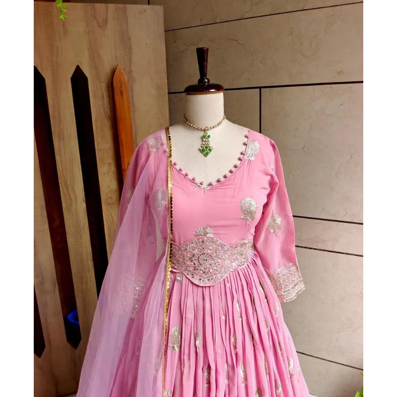 Vestido de diseñador de terciopelo pesado con traje Salwar para mujer paquistaní indio Dupatta