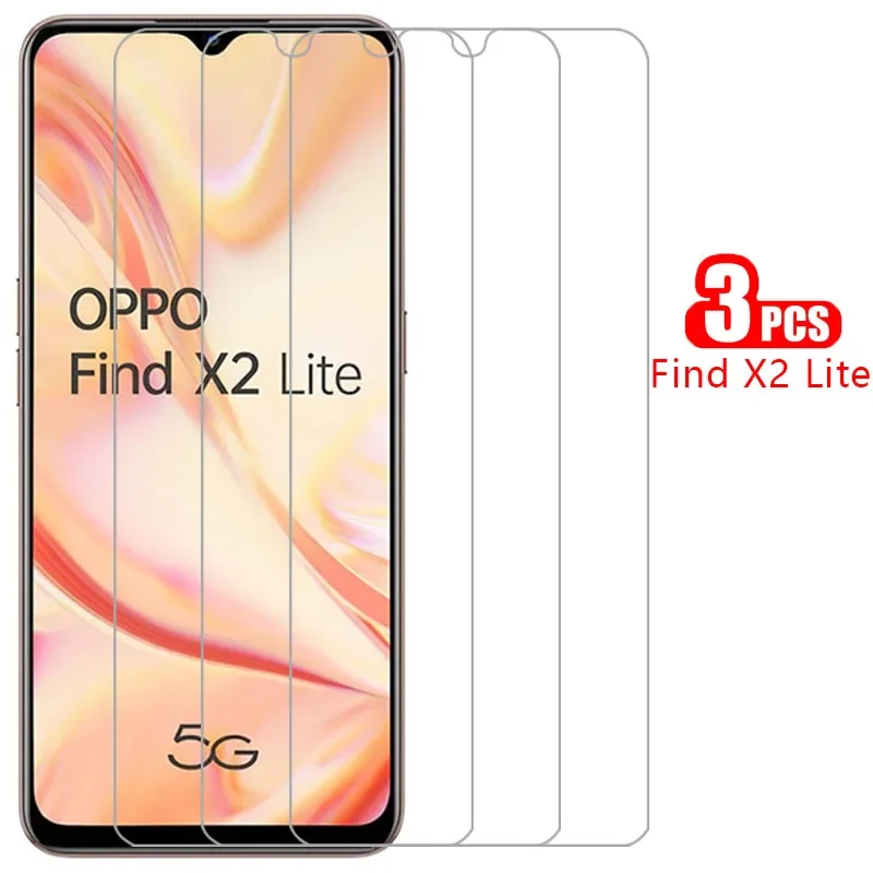 protective tempered glass for oppo find x2 lite screen protector on findx2 x 2 2x x2lite light 6.4 safety film opp opo op appo