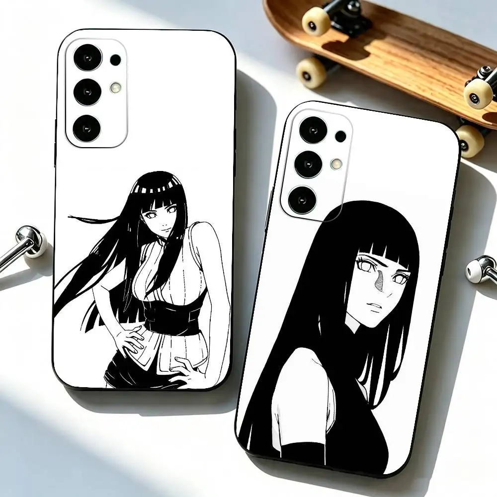 Anime role H-Hyuga H-Hinata  Phone Case For Samsung S25,S24,S21,S22,S23,S30,Ultra,S20,Plus,Fe,Soft Silicone Black Cover
