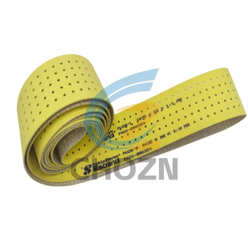 

Original MBO 0106929 folding machine vacuum belt suction paper feeding belt 2425 * 50mm with hole flat transportation