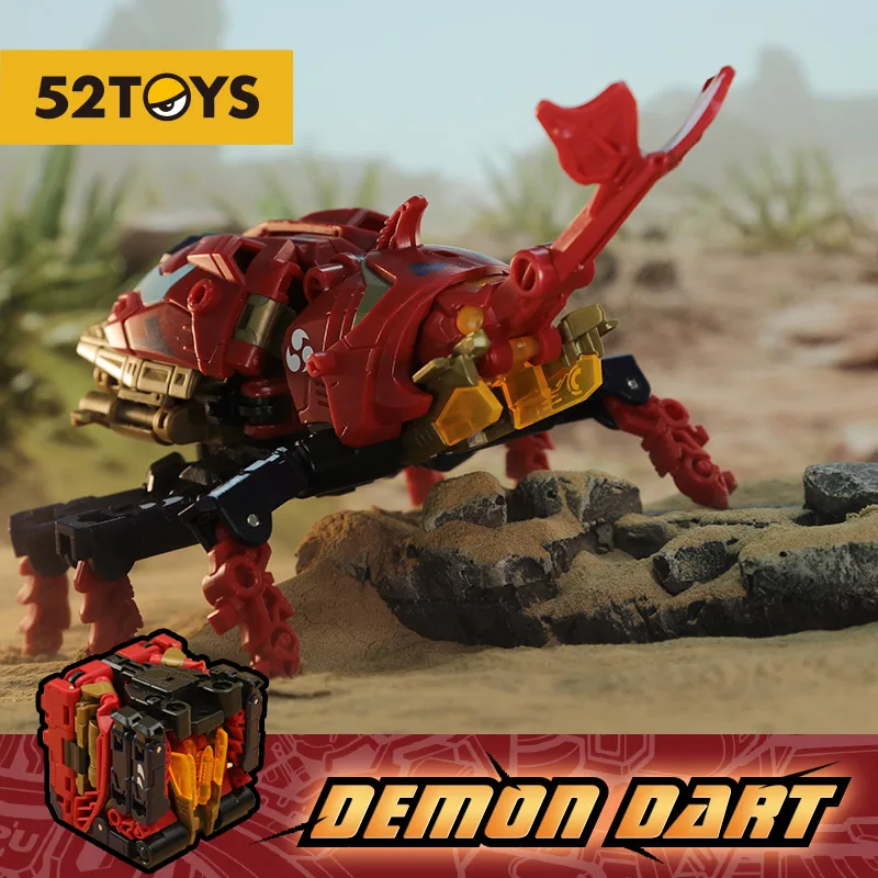 

52TOYS Beastbox BB-32 Demon Dart Beetle Deformation Toys Action Figure, Collectible Converting Toys, Gift for teens and adults