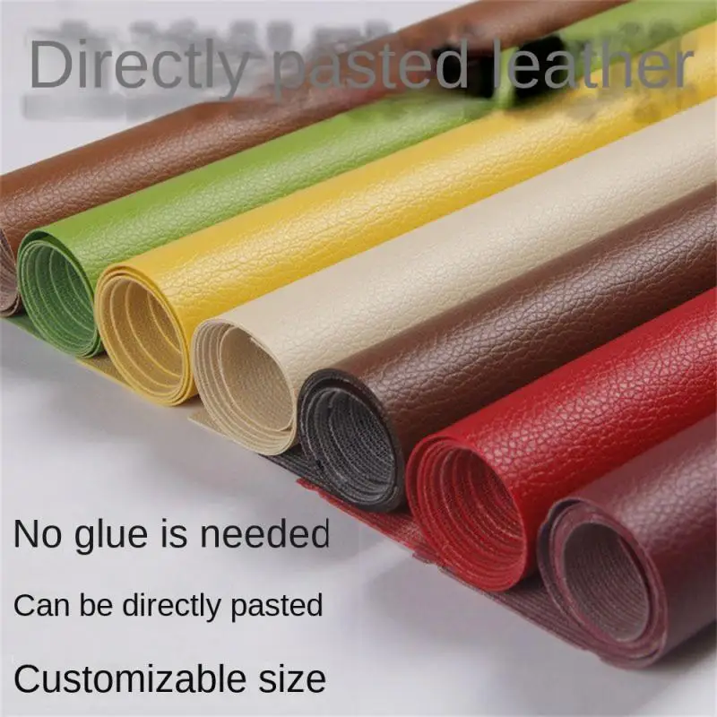 PU Leather Patches10x20CM Faux Synthetic Leather Fabric Self Adhesive For Stick on Sofa Repair DIY Patches Sticky Accessories