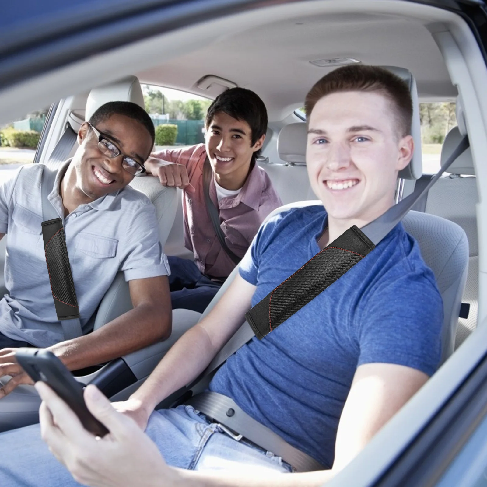 

2Pcs Safety Shoulder Pads Covers Cushion Comfort Travel Harness Pads Protect Shoulders Adults