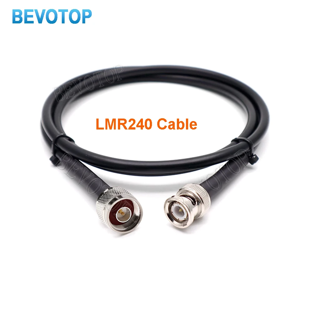 LMR240 50-4 Coaxial Cable BNC Male to N Type Male/Female Connector Pigtail Low Loss 50 Ohm RF Extension Jumper Cord