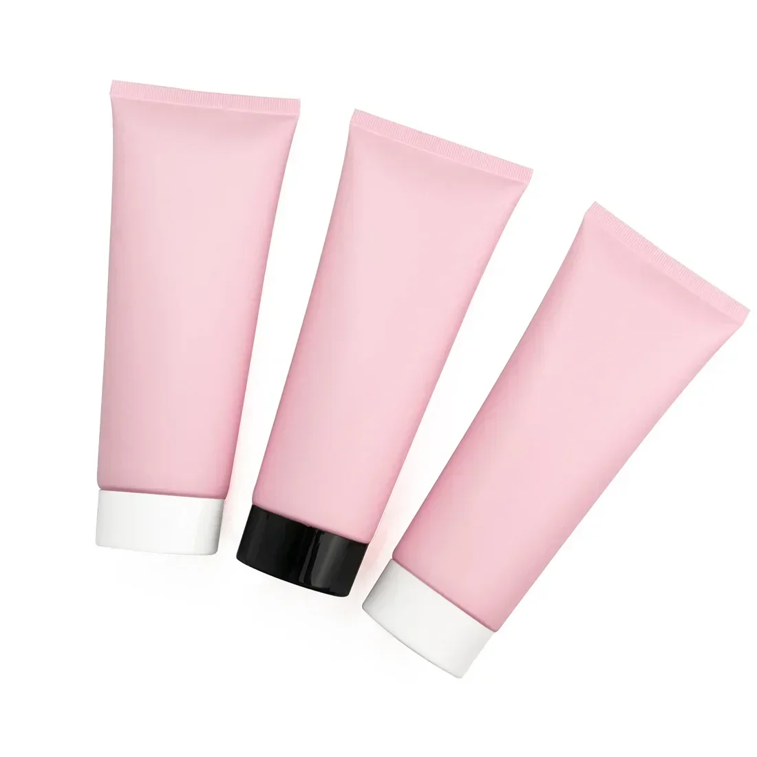 10/30/50 個 200 ミリリットルマットピンクソフトホースチューブフェイスクリームチューブ洗顔料エッセンスローションボトル化粧品容器卸売