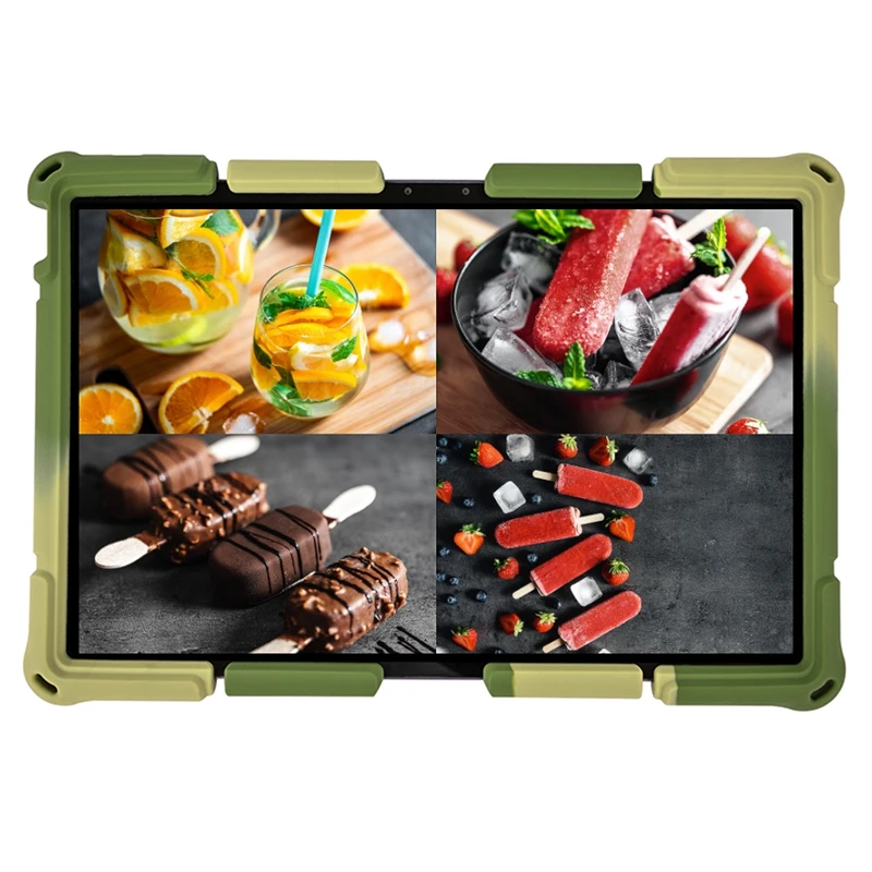 Étui pour tablette pour Lenovo Tab P11 Étui anti-chute pour tablette TB-J606F de 11 pouces avec support pour tablette et fente pour stylo