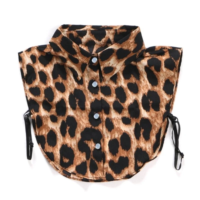 Autumn Fake Collar Shawl Outside Neckwear Female Leopard Print Detachable Collar