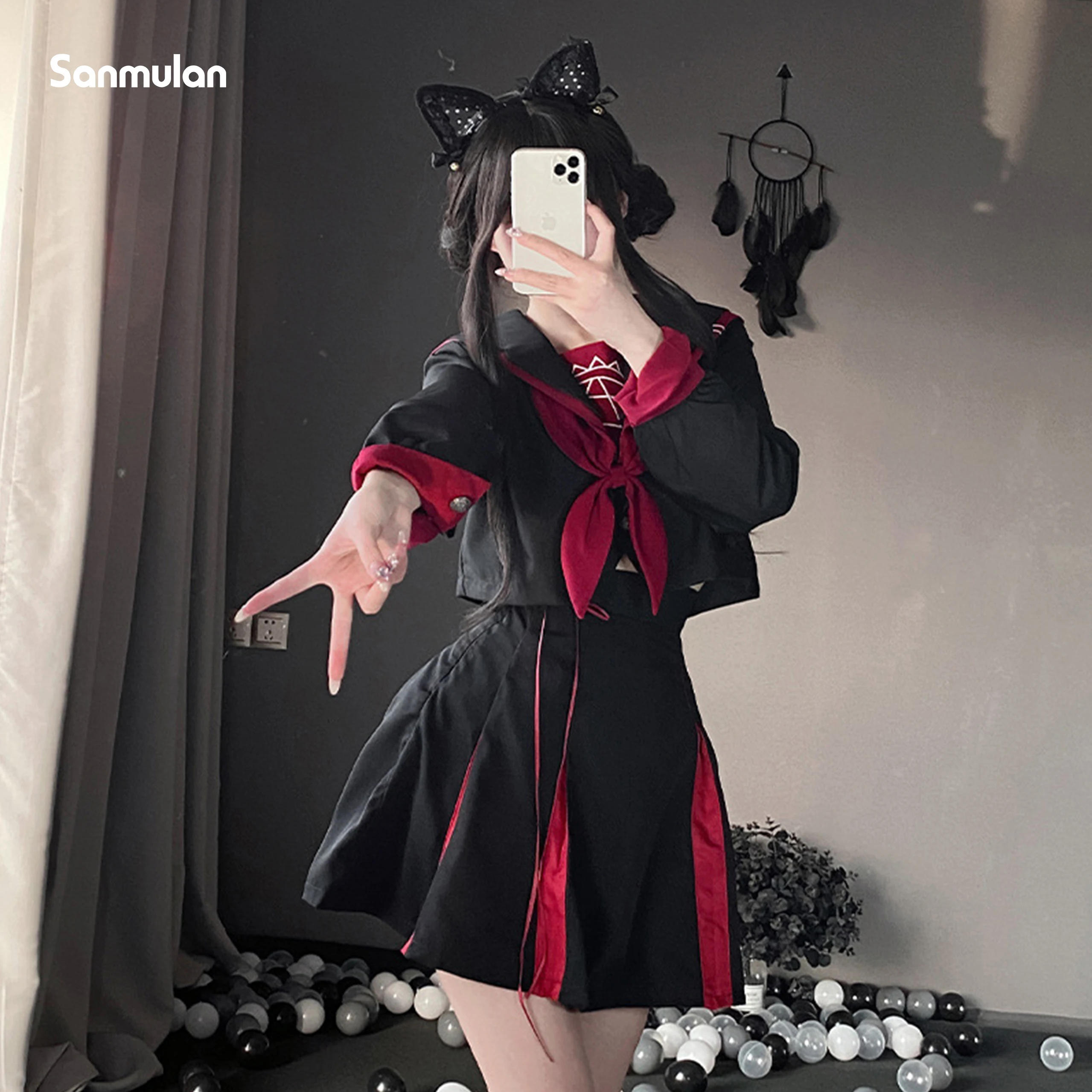 

College Style Student Uniform JK Uniform Skirt School Suit Halloween Cosplay Costume Uniform Devil COSPLAY COSTUME Japanese