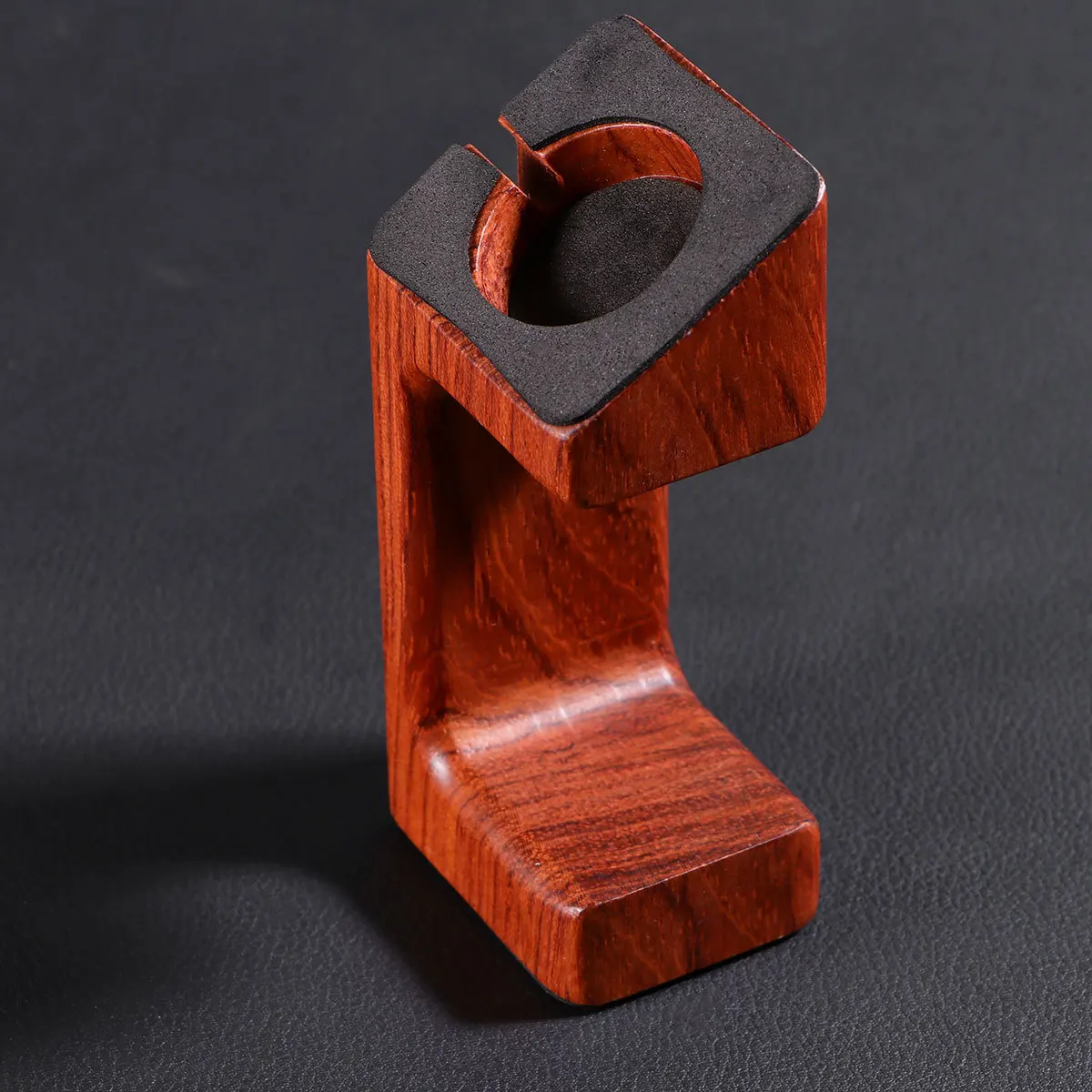 

Wooden Rosewood Smart Watch Charging Dock Station Holder with Intelligent Chip Fast Charging Mount for Home Use