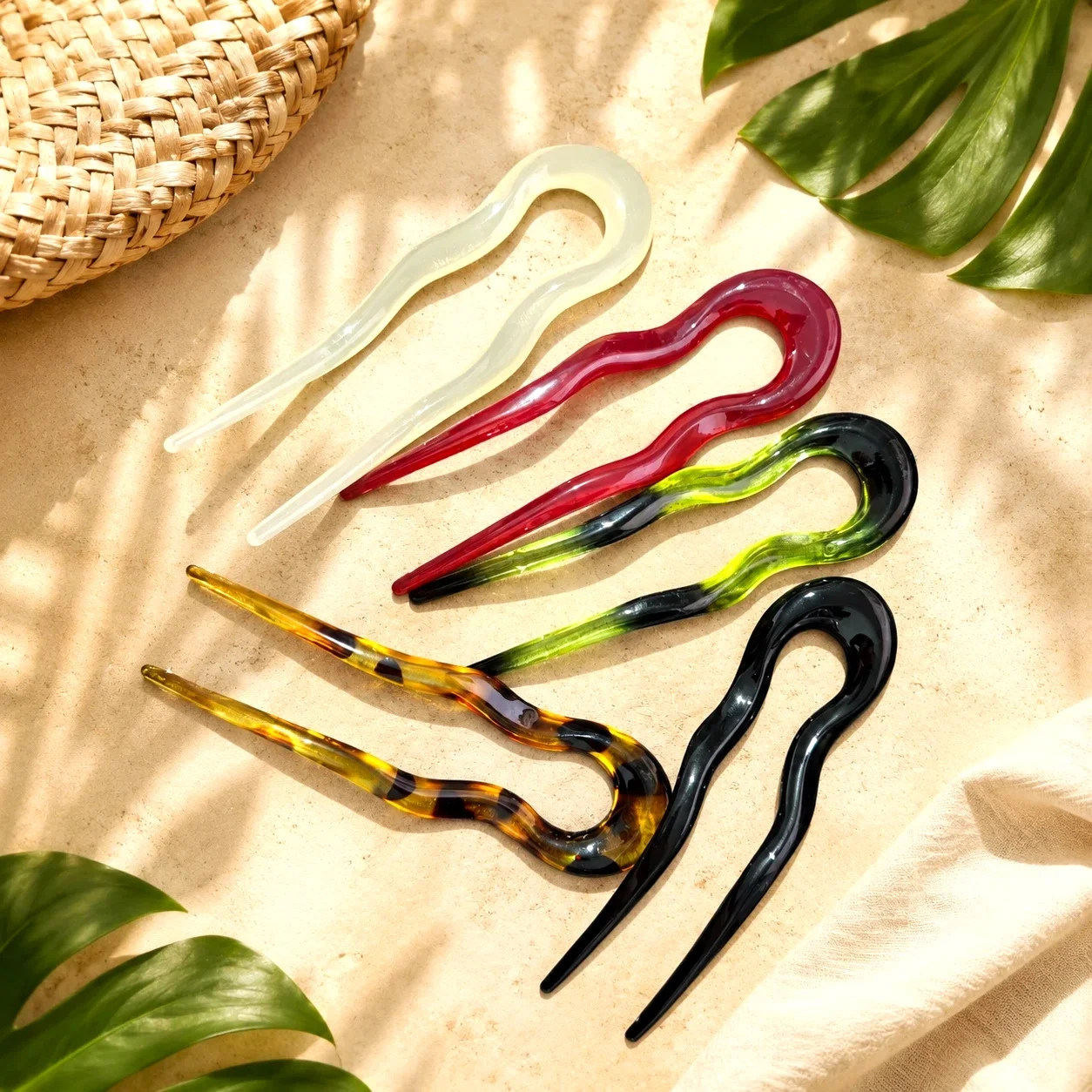 شوكة شعر على شكل حرف U للنساء، - مراجعة Women Accessories Shop وسعره