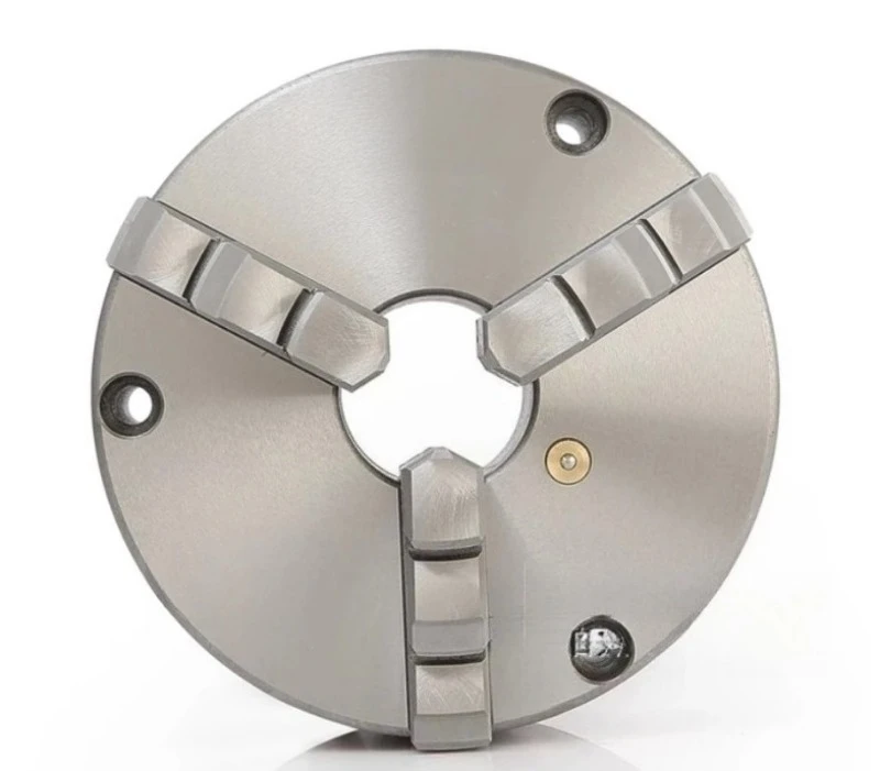 3-Claw Lathe Chuck 100mm Front 3 Hole Mounting Mini Lathe Chuck Manual Self-centering K11-100