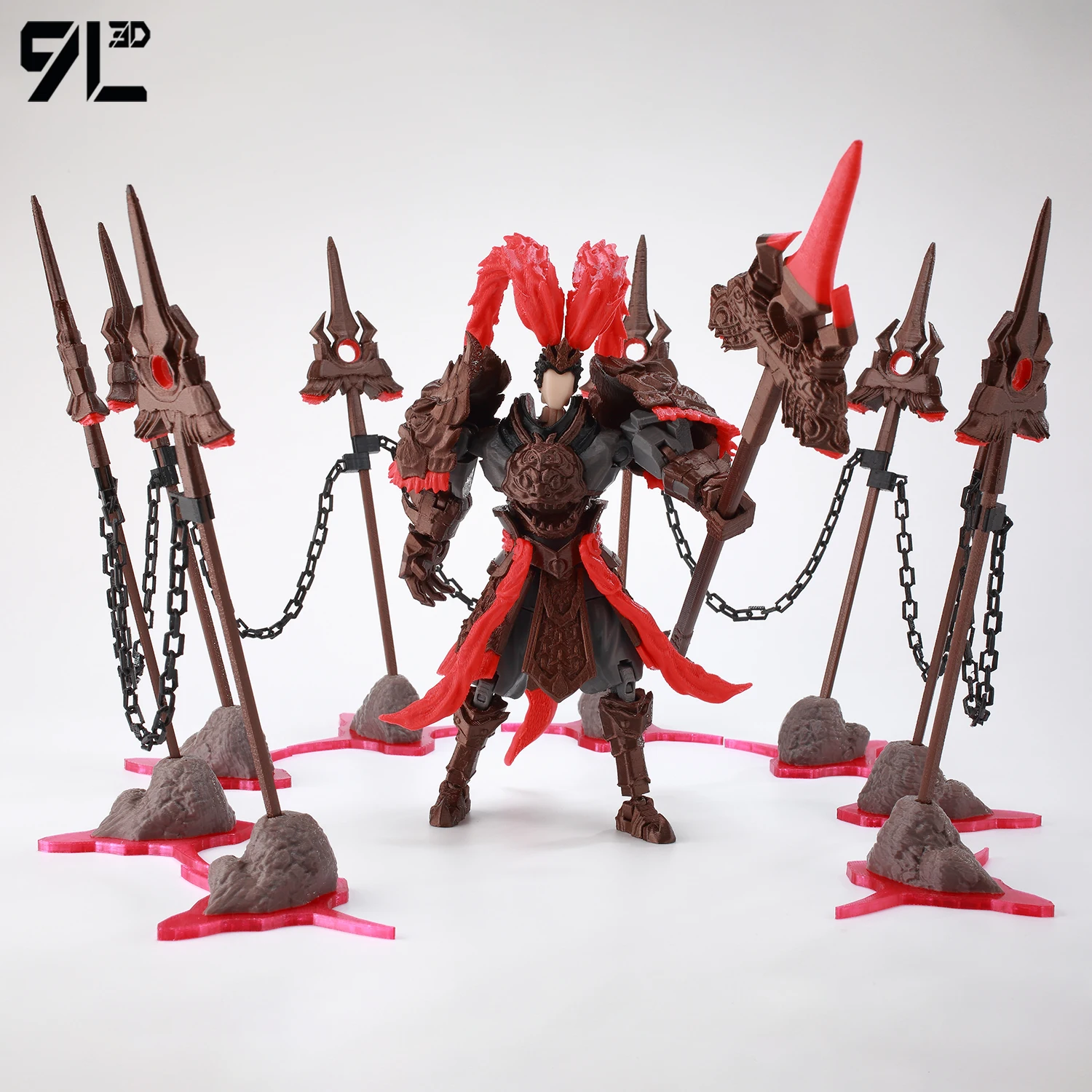 9L3D Printe Games  Series Lucky13 Dummy13 Anime Girl Figure Model Movable Joints Collectible Desktop Decoration Model Toys Gifts - view 6
