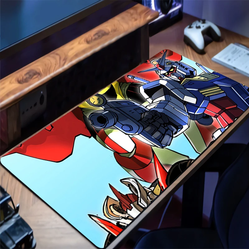 แผ่นรองเมาส์ Mechanical Warrior RX-78-2 Gundam Gaming Mouse Pad Rubber Desk Mat HD Non Slip Desk Mouse Mat Keyboard Pad Extended Pad
