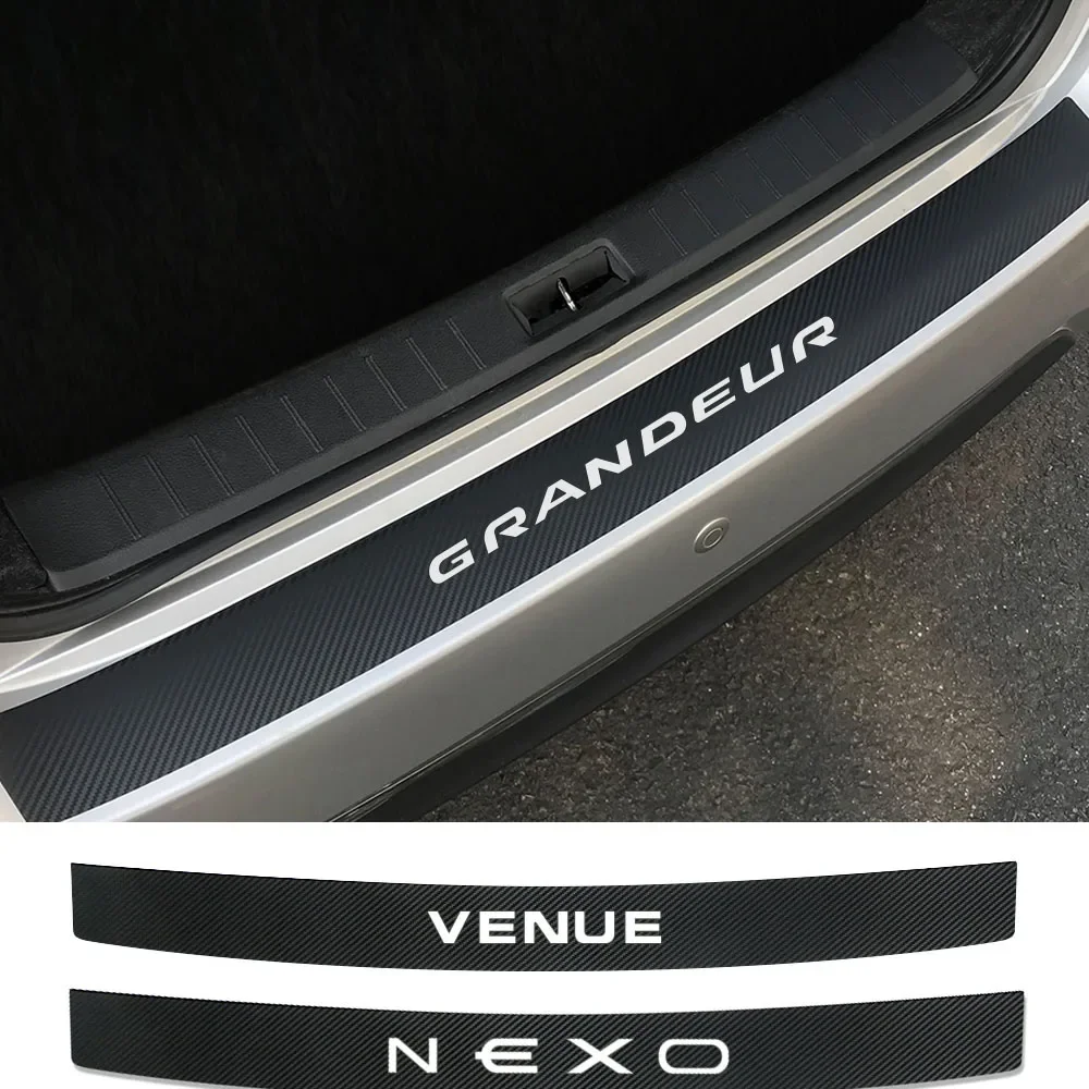 Car Rear Bumper Scuff Sticker Auto Accessories For Hyundai Getz GRANDEUR NEXO PALISADE STAREX TIBURON VENUE