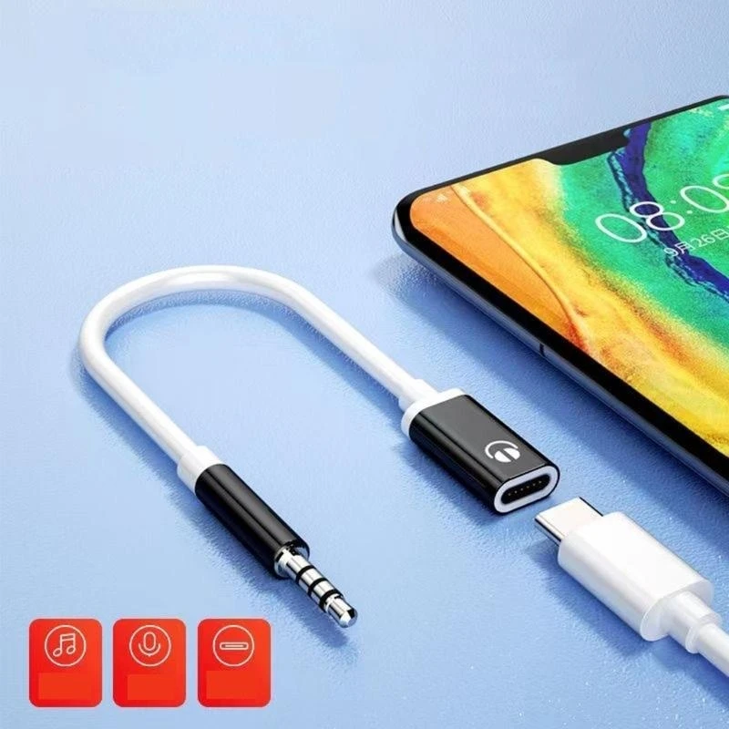 D0UA 3.5 مم ذكر لكتابة C أنثى auxs محول أذن سماعات كبلات كابلات محول 3.5 الرافعات