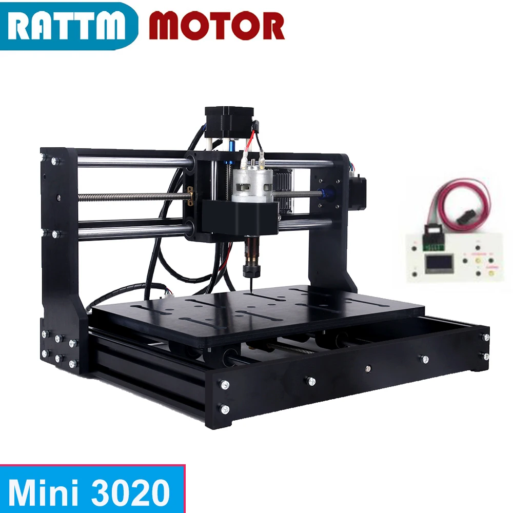 Mini 3020 GRBL Control CNC Laser Router Milling Woodworking Machine For Acrylic PCB PVC Metal