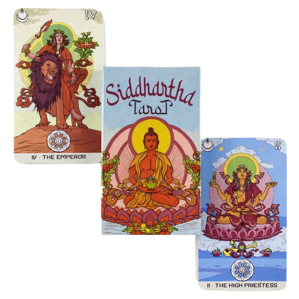 Siddhartha Tarot Cards A 78 Deck Oracle English Visions Divination Edition Borad Playing Games