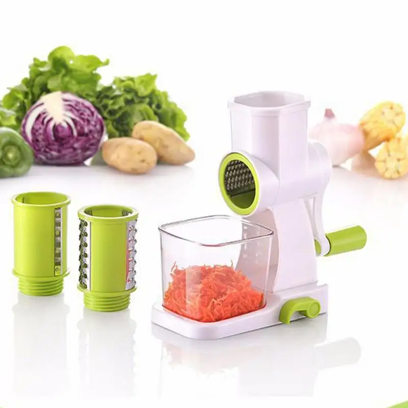 Vegetable Slicer manual Hand Crank Vegetable Slicer reuseable vagetable cheese grater multipurpose Fruit Slicer kitchen tools