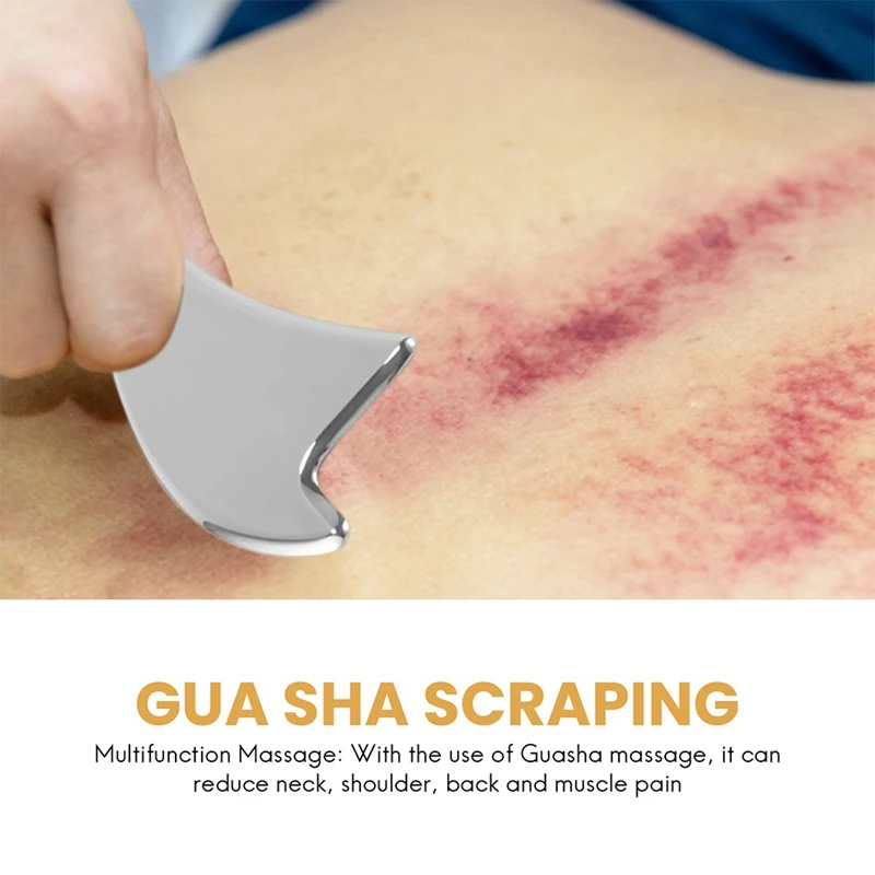 

Скребок Gua Sha из нержавеющей стали, инструменты IASTM, нож для физиотерапии, нож для миофасциальной физиотерапии