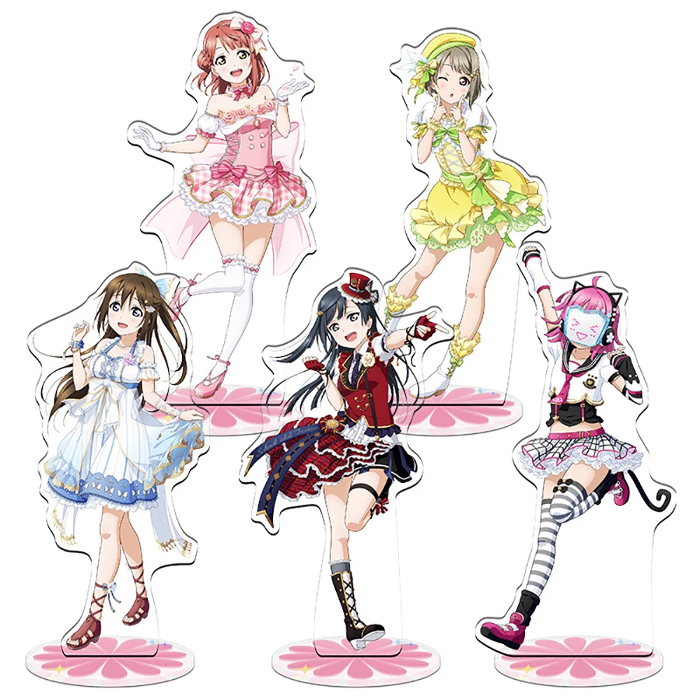

Japanese Anime Peripheral Acrylic Stand Figure Ornament Soft Edged Design Pastel Color Tones Perfect for Bedroom Friend Gifts