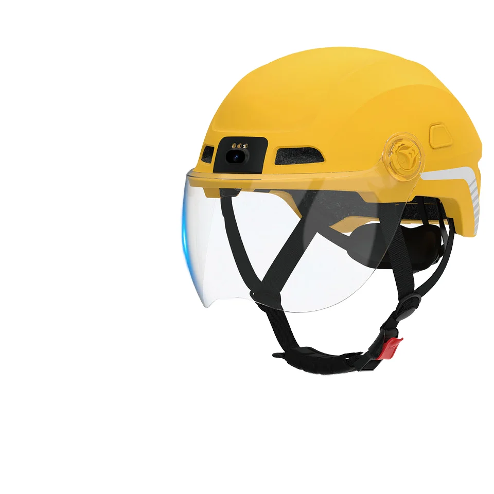 

AI Conversation Voice Control AI Features Cycling Helmet Blue Toother Ski Helmet with Camera Blue Toother Headset for Helmet