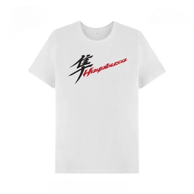 

High-quality Suzuki men's T-shirt printed motorcycle riding suit for summer, 100% pure cotton adult short-sleeved