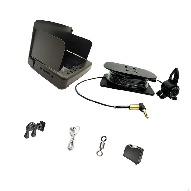 4K Resolution Fishing Camera With 220° Wide Corner Nocturnalvision 6000mAh Power Supply For Marine Exploration K1KF