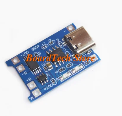 

TYPE-C USB PORT TP4056 1A LITHIUM BATTERY CHARGING PAD MODULE CHARGING PROTECTION 2-IN-1