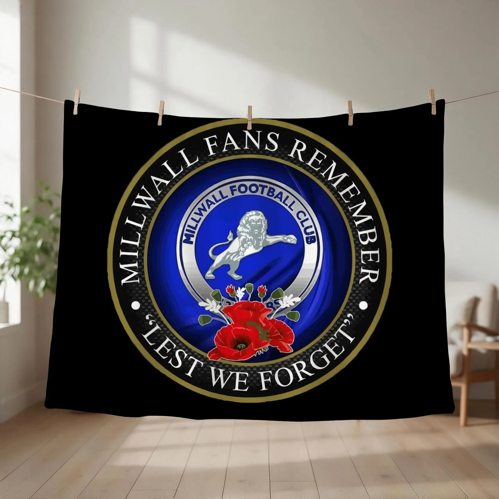 Millwall Fans Remember Throw Blanket warm for winter Summer cosplay anime Designers Blankets