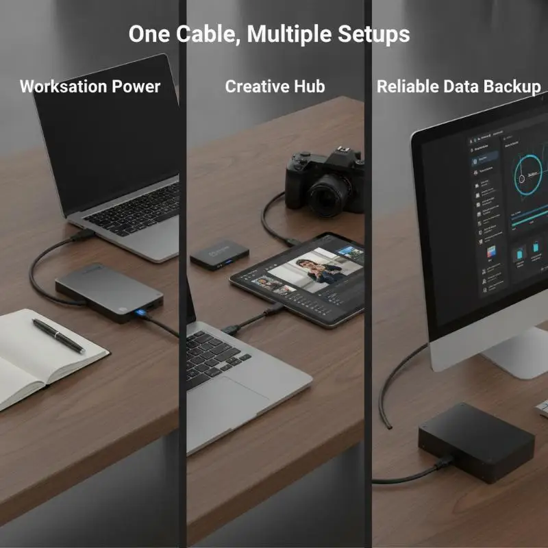 USB3.0 Type A To Micro B External Hard Drive Disk Cable 5Gbps High Speed Transfer For External Hard Drives Cameras Phones