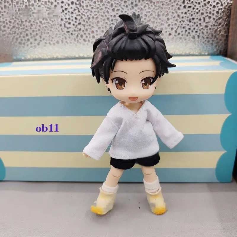 ملابس أطفال B11 1/12 bjd V ملابس دمى بأكمام طويلة